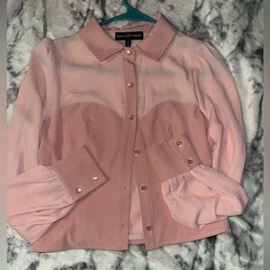 Pink coquette button up 🎀